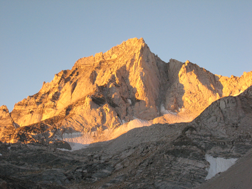 The Bear Creek Spire at sunrise