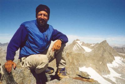 Foo'ball on summit Norman Clyde Peak