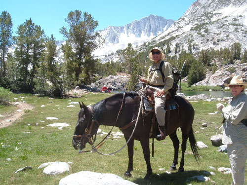 Cowboy Dan rides off into the sunset