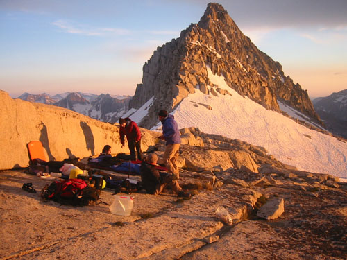 Potluck Pass campsite