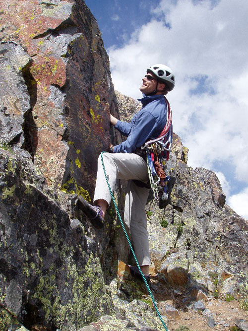 Crux of Vestal Peak